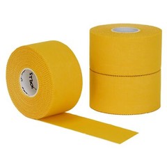 STIKK Yellow Athletic Tape 3 Pack 1.5″ x 15 Yard Rolls (45 feet)