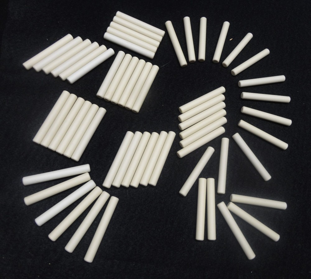 LOT OF (24) TWENTY FOUR 2.47″L X 0.325″D STEATITE CERAMIC RESISTOR ROD No. 329
