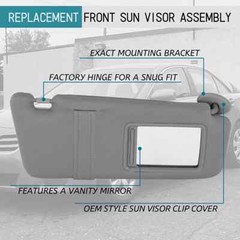 Car Sun Visor Left Driver Side&Right Passenger Side For Toyota Camry 2007-2011