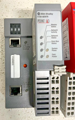 Allen Bradley 1734-AENTR Point I/O Ethernet w/ (1)1734-OB8S & (2)1734-IB8S 255G
