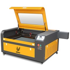 SIHAO CO2 Laser Engraving Engraver Machine 60W Dual Channel For Acrylic Wood
