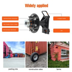 8x 5.5 Lug Superior Shipping Container Wheels; Spindle Kit，Container Moving Kit