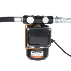 110V Electric Diesel Oil Fuel Transfer Pump Self-Priming Pume W/ Hose Nozzle Kit