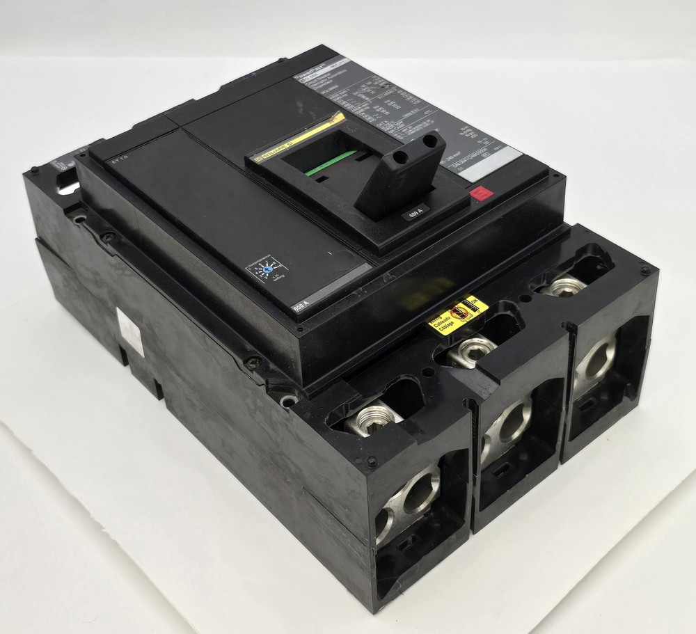 Square D MGL36600 PowerPact Bolt On Circuit Breaker 600A 3P 600VAC HACR Type