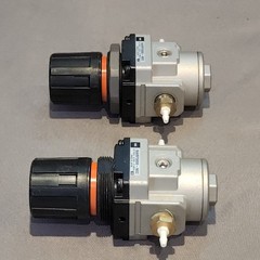 2pc SMC NARP3000-N02 Precision Regulator, 0.005-0.3 MPa Set Pressure, 1/4″ NPT