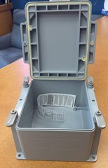 Kraloy JBX664 PVC Junction Box 6 Inch x 6 Inch x 4 Inch 172.05 Cubic-Inch 1-PACK