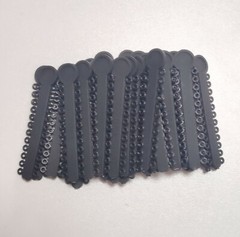 1Pack/1008pcs Dental Ligature Ties Orthodontic Elastic Rubber Bands 38 Colors