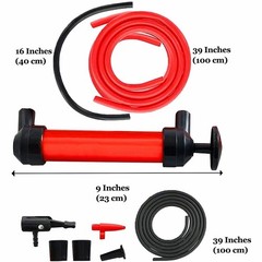 Multi-Use Liquid Transfer Siphon Hand Pump US For Fuel Diesel Oil Kerosene Water