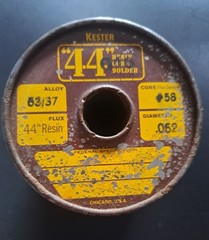 5 LB Roll KESTER “44” 63/37 Rosin Core Vintage SOLDER .062 Radio Restoration