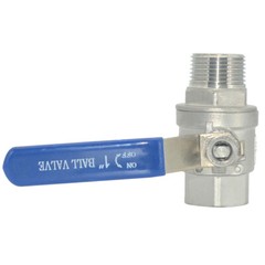 US STOCK 1 inch 1″ NPT thread MALE to Female Full Port Ball Valve Stainless 304