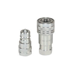 3/8″ ISO 7241-A Quick Disconnect Hydraulic Couplers Set – 3/8″ NPT Thread