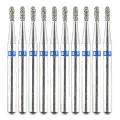 Multi-Use Dental Diamonds Pear FG Burs 830 830L Medium Coarse Grit High Speed