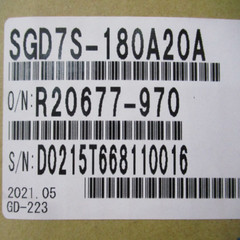 [New Other] YASKAWA / SGD7S-180A20A / SERVOPACK, 2KW