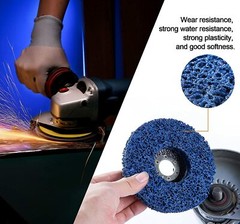 5”x7/8″ 5 Pack Poly Strip Disc Wheel Paint Rust Removal Clean Angle Grinder New
