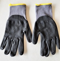 3-Pair TUFF GARD Glove Ultra-Lightweight breathable Dotted palms Small to XL