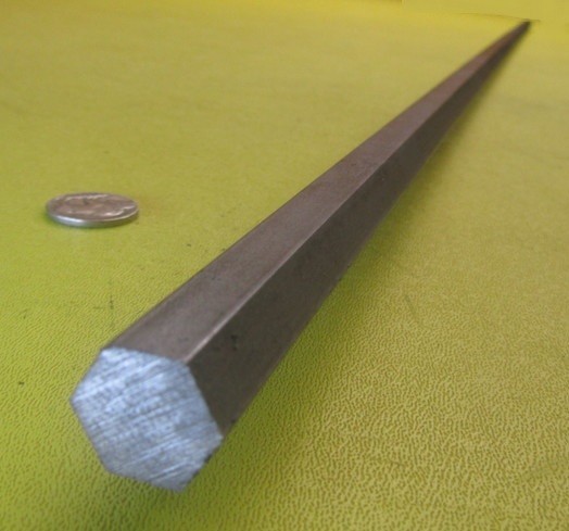 4140 Alloy Steel Hex Rod 5/8″ Hex x 5 Foot Length
