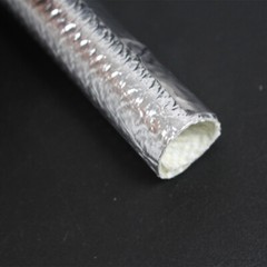 Self Closed Heat Hose Fiberglass Wrap Shield Sleeve Wire Fuel Line Heat Shield