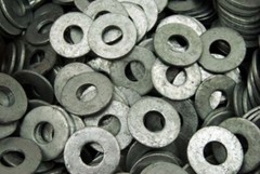 3/8-16 X 2-1/2 Carriage Bolt Nut & Flat Washer Hot Dipped Galvanized 125 Pieces
