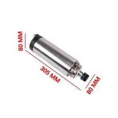 Air Cooled Spindle 110V 2.2KW 400Hz 14A 80mm 2 Poles ER20 for CNC Router Machine