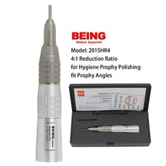 Dental Prophy Handpiece 4:1 1:1 Straight Nose Cone Air Motor 4 Hole NSK HP-44M