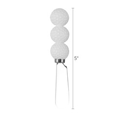 UPware Golf Ball Cheese Spreaders, Hand-Painted Resin Handles with