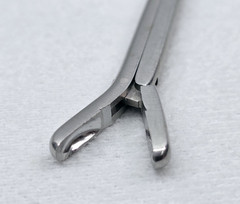 V. Mueller NL-6165-002 7″ Spurling Rongeur, Angled Down, 4 mm Bite