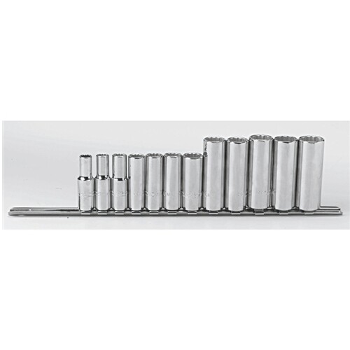 Proto J52209 3/8 Drive 12 Pc. Metric Deep Socket Set – 12 Point