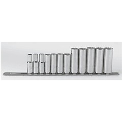 Proto J52209 3/8 Drive 12 Pc. Metric Deep Socket Set – 12 Point