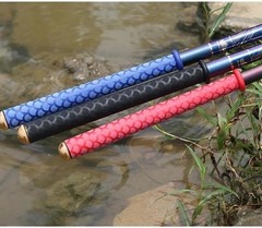 Fish Scale Heat Shrink Grip 1M Green 15mm Non-Slip Waterproof Rod Wrap