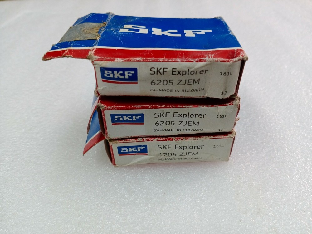 6205 ZJEM SKF Explorer Bulgaria Single Row Deep Groove Ball Bearing 6205ZJEM 3PC
