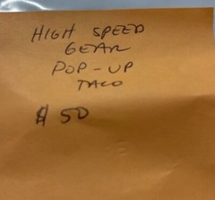 High speed gear, pop-up taco, New without tags, black nylon