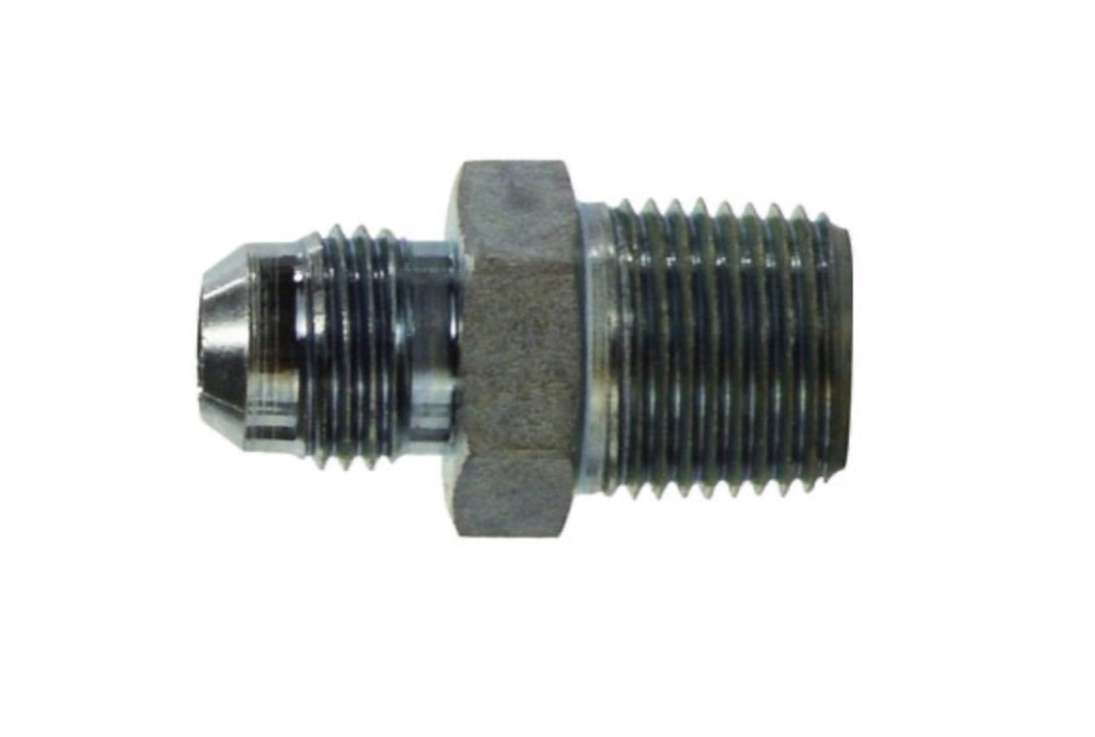 24041616 Midland 1-Inch MJIC x 1-Inch MNPT Steel Hydraulic Fitting NEW