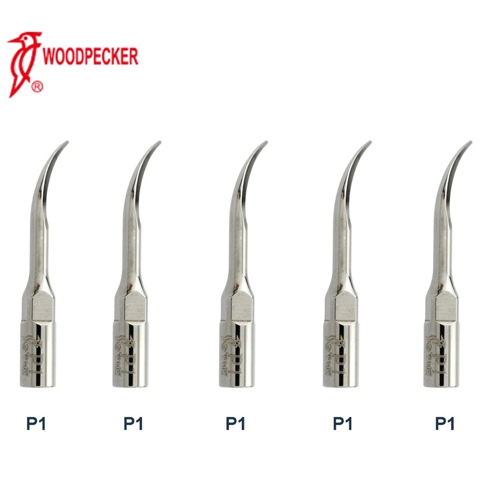 Woodpecker Dental Ultrasonic Scaler Scaling Tips fit EMS UDS Series P1 5Pcs
