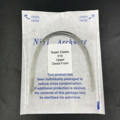 100pcs Dental Orthodontic Super Elastic Niti Arch Wire Round Ovoid/Natural Form