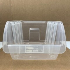 12- Store House Large Clear Stacking Bins 12-3/4″ L x 8-1/4″W x 6″H Storage Tool