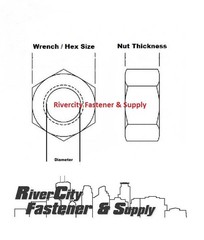 M2-.4 Stainless Steel Hex Nuts 2mm x 0.4 Coarse Thread Nut M2x0.4 Nuts 2mm x .4
