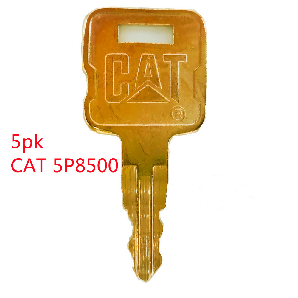 5pc 5P8500 CAT Ignition Keys For Caterpillar Heavy Equipment and ASV 5P8500