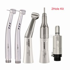 AZDENT Dental E-generator LED High Speed/Slow Low Speed Handpiece Kit 4H/2H
