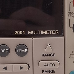 Keithley 2001 Multimeter 7-1/2 Digit, 200uA-2A, 1Hz-15MHz, 90-134VAC/180-250VAC