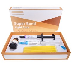 Dental Brackets /Orthodontic Light Cure Adhesive Kit/Blue Green Glue/Mini No-Mix