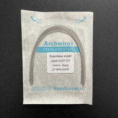 10 Packs Dental Orthodontic Stainless Steel Arch Wires Rectangular Ovoid/Natural