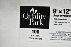 Quality Park 9 X 12 Clasp Envelopes 100 Pack Brown Kraft 28lb Made In Mexico