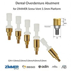 US Zest Locator Abutment for Zimmer Screw Vent 3.5/4.5 Platform and compatibles