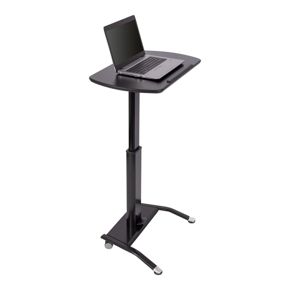 Stand Up Desk Store Pneumatic Adjustable Height Tilting Laptop Lectern Speake…