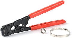 PEX Cinch Clamp Crimping Tool – Stainless Steel, Ergonomic Grip, 3/8-1 Inch