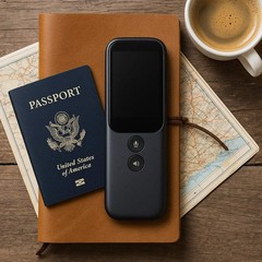 AI Translator Handheld 138 Languages — Real-Time Two-Way Voice Translator Device