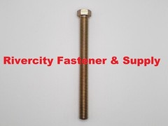 7/16-14 x 5 Tap Bolts Grade 8 Hex Head Screws 7/16x14x5 Full Thread 7/16×14 x 5″