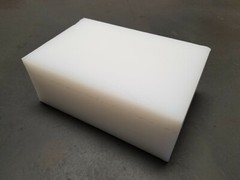 (QTY 6) UHMW Polyethylene Plastic 2-1/2” x 5” x 7” (oversized) FREE SHIPPING