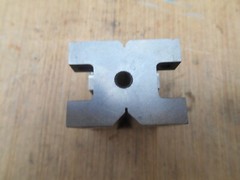 MACHINIST SMALL V-BLOCK , 1-5/8″W x 1-1/4″H x 2-1/4 L
