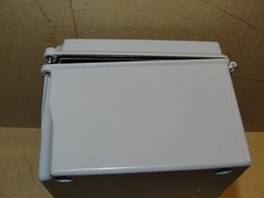 New Hoffman A-1086CHSCFG Fiberglass Enclosure Cabinet Box 10″ x 8″ x 6″